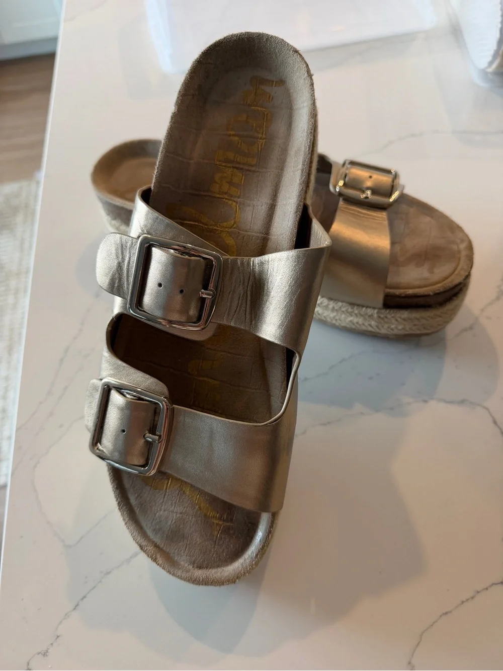 Gold Sam Edelman Boho Espadrilles